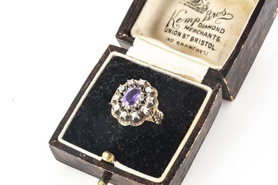 Lot 110 - A 19th Century French paste cluster ring