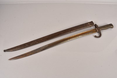 Lot 1004 - A French 1868 Chassepot Bayonet