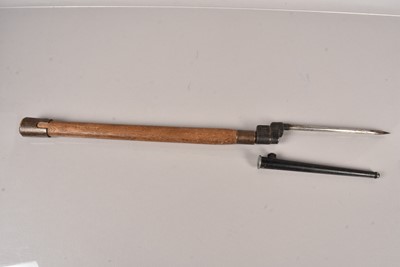 Lot 1007 - A No.4 MkII 'Pig Sticker' bayonet and scabbard