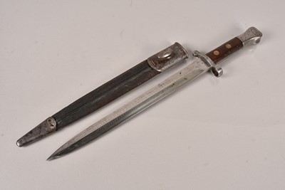 Lot 1010 - A Lee Metford 1888 Pattern bayonet and scabbard