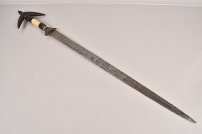 Lot 1021 - An African Broad Sword