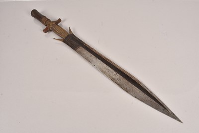 Lot 1024 - A West African Short Sword