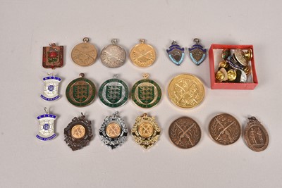 Lot 1044 - A collection of Shooting Medallions