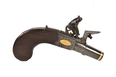 Lot 1067 - A Mid-19th Century Ketland & Co of London Flintlock Pocket pistol