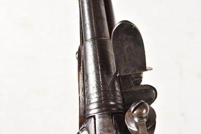 Lot 1074 - A pair of John Hosey Flintlock pistols