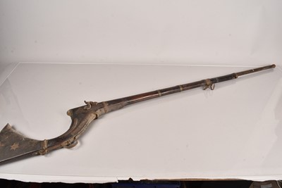 Lot 1079 - A Middle Eastern Percussion Cap Musket/Rifle