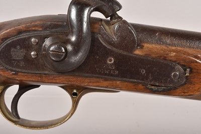 Lot 1081 - A Victorian 1855 Tower Percussion Cap Constabulary Carbine