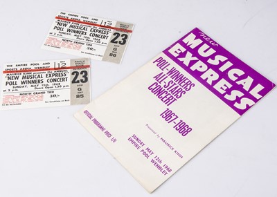 Lot 376 - New Music Express / NME Poll-Winners All-Stars Concert Programme and Tickets