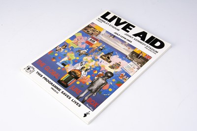 Lot 384 - Live Aid Programme