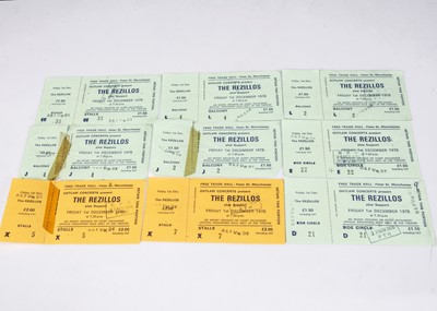 Lot 400 - The Rezillos Concert Tickets