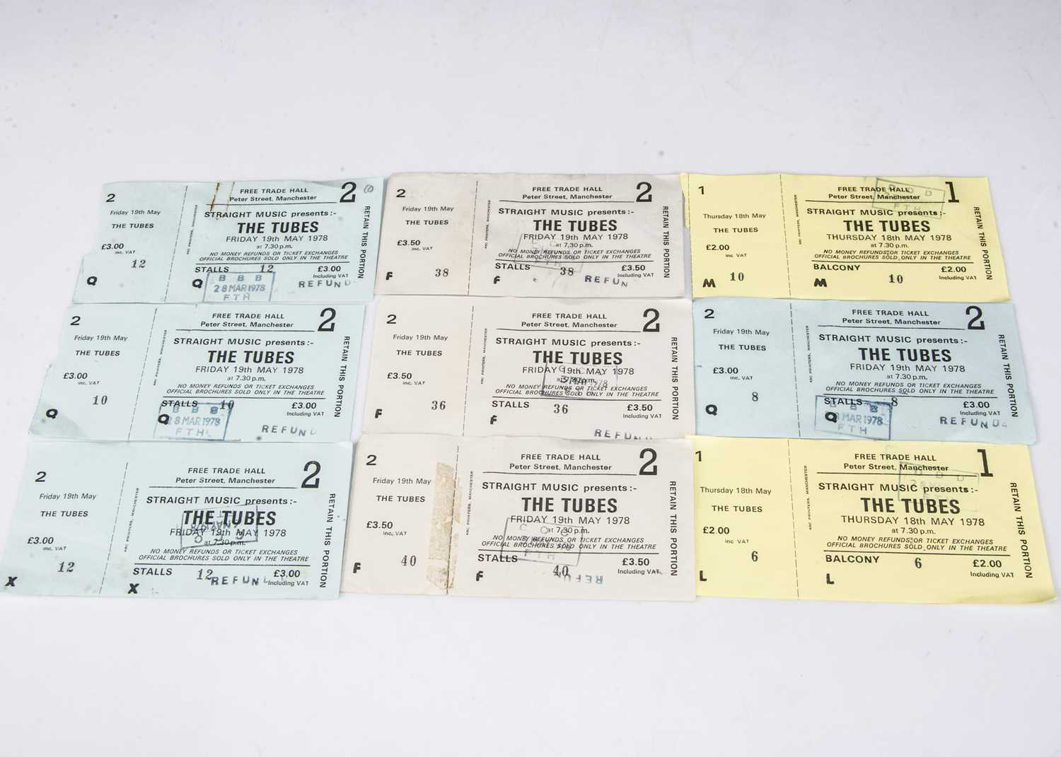 Lot 402 - The Tubes Concert Tickets