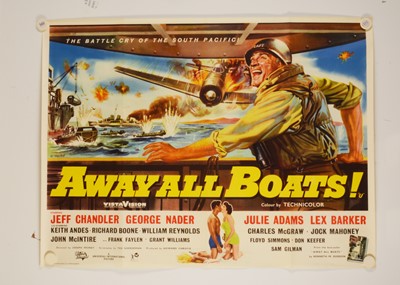 Lot 421 - Away All Boats (1956) Quad Posters