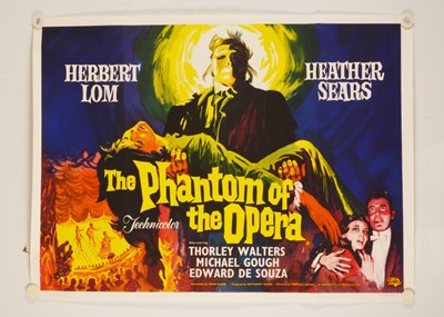 Lot 422 - The Phantom Of The Opera (1962) Quad Poster