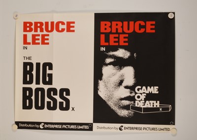 Lot 452 - Bruce Lee / The Big Boss / Game of Death Quad Poster