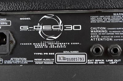 Lot 518 - Fender Amplifier / Footswitch