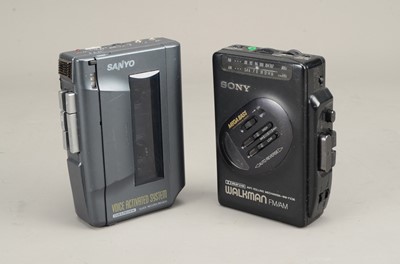 Lot 566 - Sony Walkman / Sanyo Cassette Players / Receivers