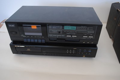 Lot 580 - Marantz CD player / Teac Cassette / CDs