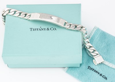 Lot 9 - A Tiffany & Co silver identity bracelet