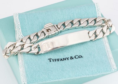 Lot 9 - A Tiffany & Co silver identity bracelet