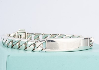 Lot 9 - A Tiffany & Co silver identity bracelet