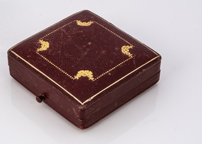 Lot 59 - A Cartier leather jewel box