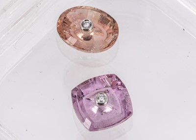 Lot 300 - Two certificated cut Tourmalines