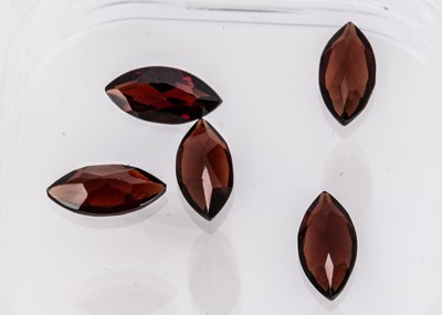 Lot 308 - Five certificated Cuamba Garnets