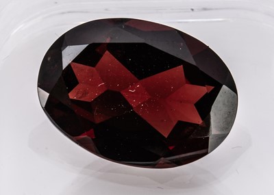 Lot 309 - A certificated Ciana Hessonite Garnet