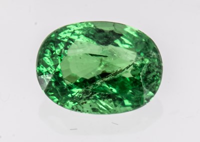 Lot 316 - A certificated Tsavorite Garnet