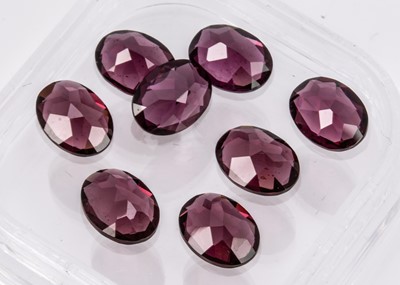 Lot 319 - Eight certificated Rajasthan Garnets