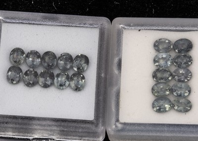 Lot 324 - Twenty certificated Umba Sapphires