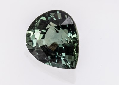 Lot 328 - A certificated Nigerian Blue Sapphire