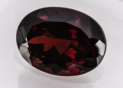 Lot 344 - A certificated Red Garnet