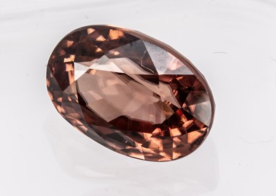 Lot 356 - A certificated Cognac Zircon