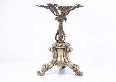 Lot 403 - A Victorian silver plated centrepiece stand by Elkington & Co