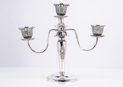 Lot 428 - A vintage Far Eastern candelabra