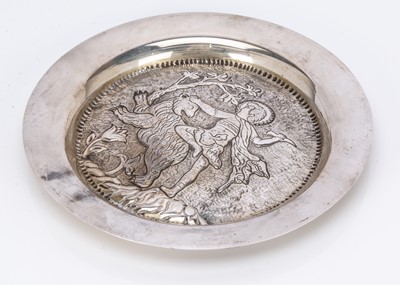 Lot 436 - An early 20th century continental small tray