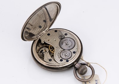 Lot 450 - An early 20th century silver open faced marked Coventry Astral Alan Raper London