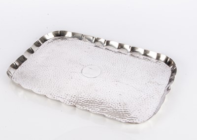 Lot 460 - A late Victorian or later silver tray by William Comyns