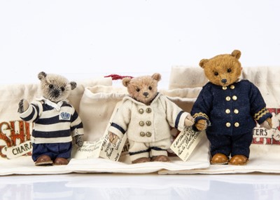 Lot 59 - Three artist teddy bears, limited edition Shultz Characters teddy bears