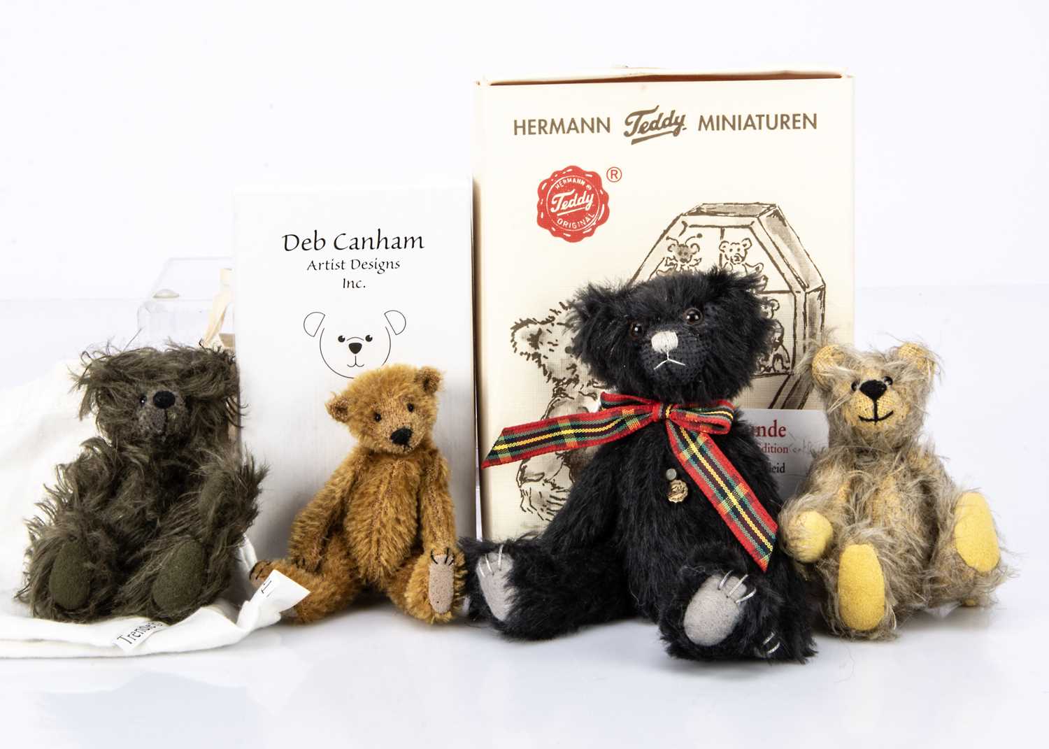 Lot 64 - Four Artist teddy bears