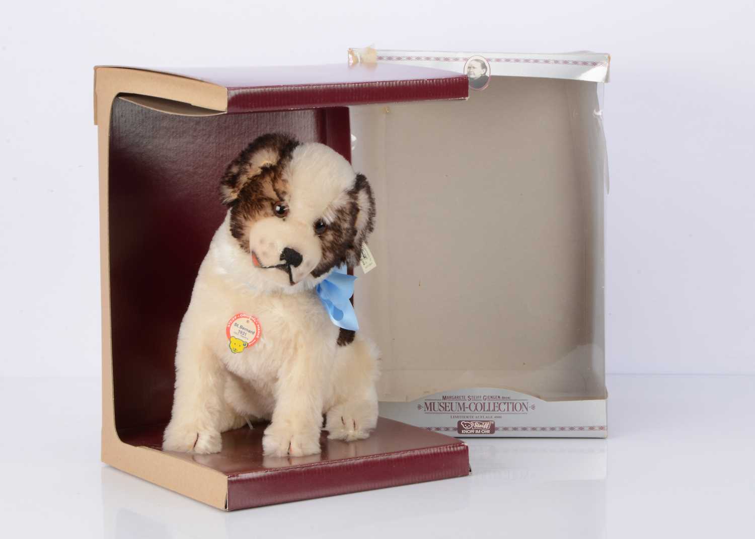 Lot 68 - A Steiff limited edition Museum Collection St Bernard Dog 1931 Replica