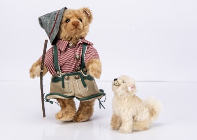 Lot 90 - A Steiff limited edition Alpine Herdsman with dog