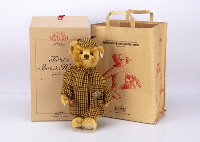 Lot 92 - A Steiff limited edition Sherlock Holmes teddy bear