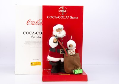 Lot 98 - A Steiff limited edition Coca-Cola Santa Claus