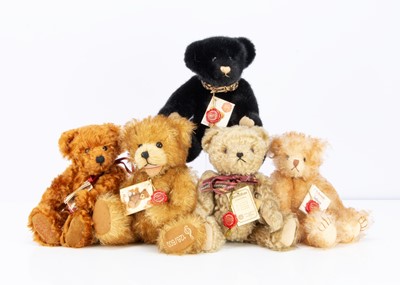 Lot 116 - Five Hermann teddy bears