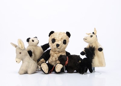 Lot 148 - Six soft toys