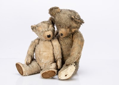 Lot 163 - A 1930s white mohair Musical Chiltern teddy bear