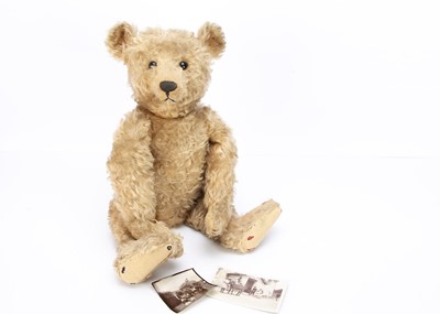 Lot 177 - An early Steiff teddy bear circa 1908 with provenance