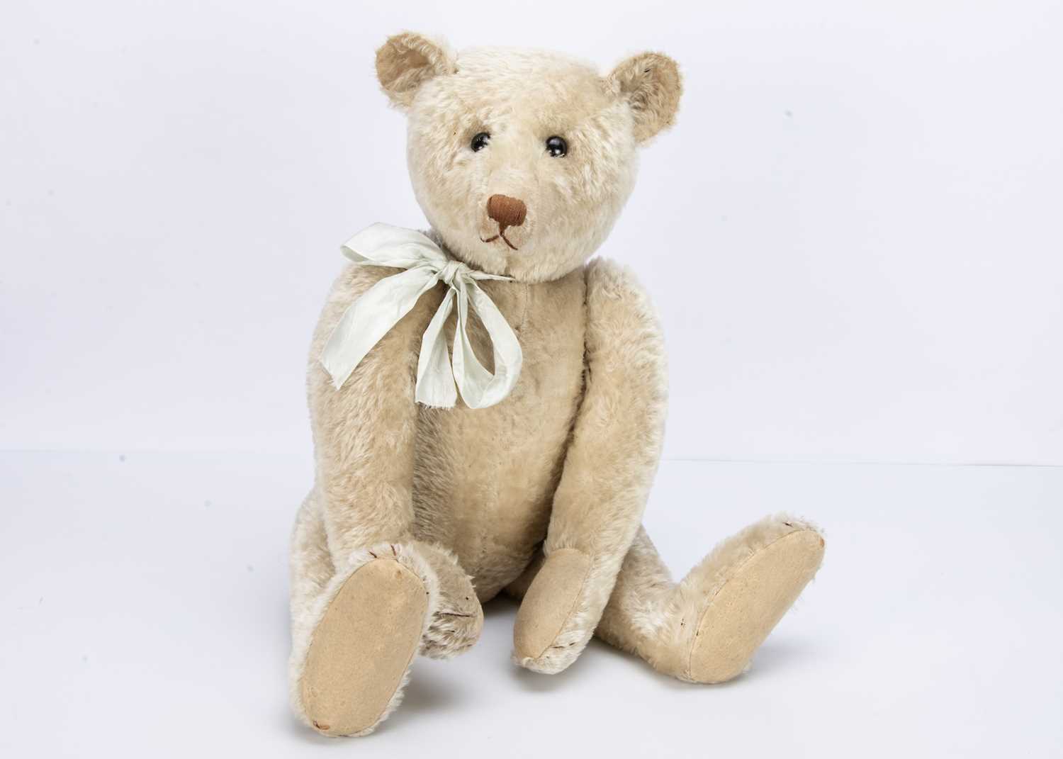 183 - A rare early Steiff white teddy bear circa 1908,